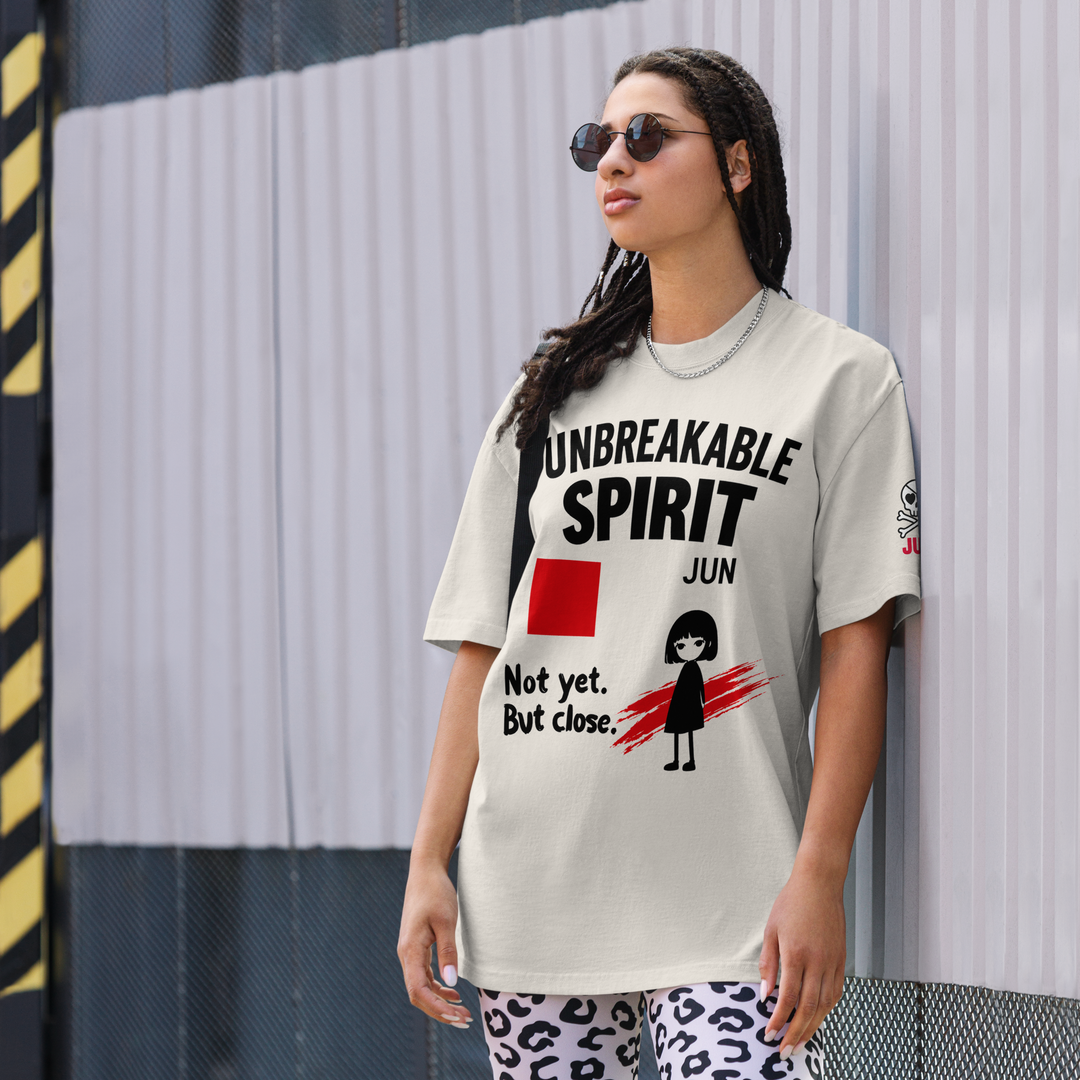 UNBREAKABLE SPIRIT 02 – Still On The Way オーバーサイズフェードTシャツ
