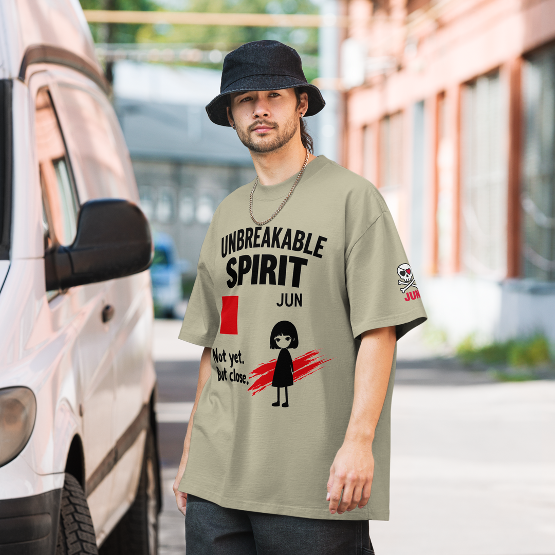 UNBREAKABLE SPIRIT 02 – Still On The Way オーバーサイズフェードTシャツ