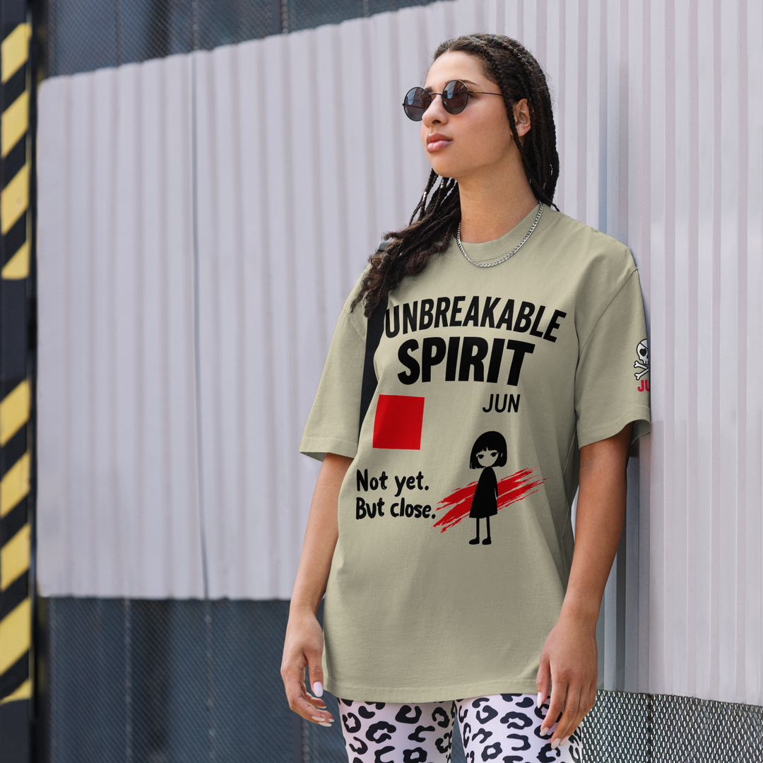 UNBREAKABLE SPIRIT 02 – Still On The Way オーバーサイズフェードTシャツ