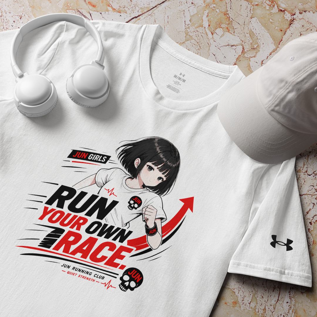JUN GIRLS RUN YOUR OWN RACE 01 – Under Armour® アスレチックTシャツ