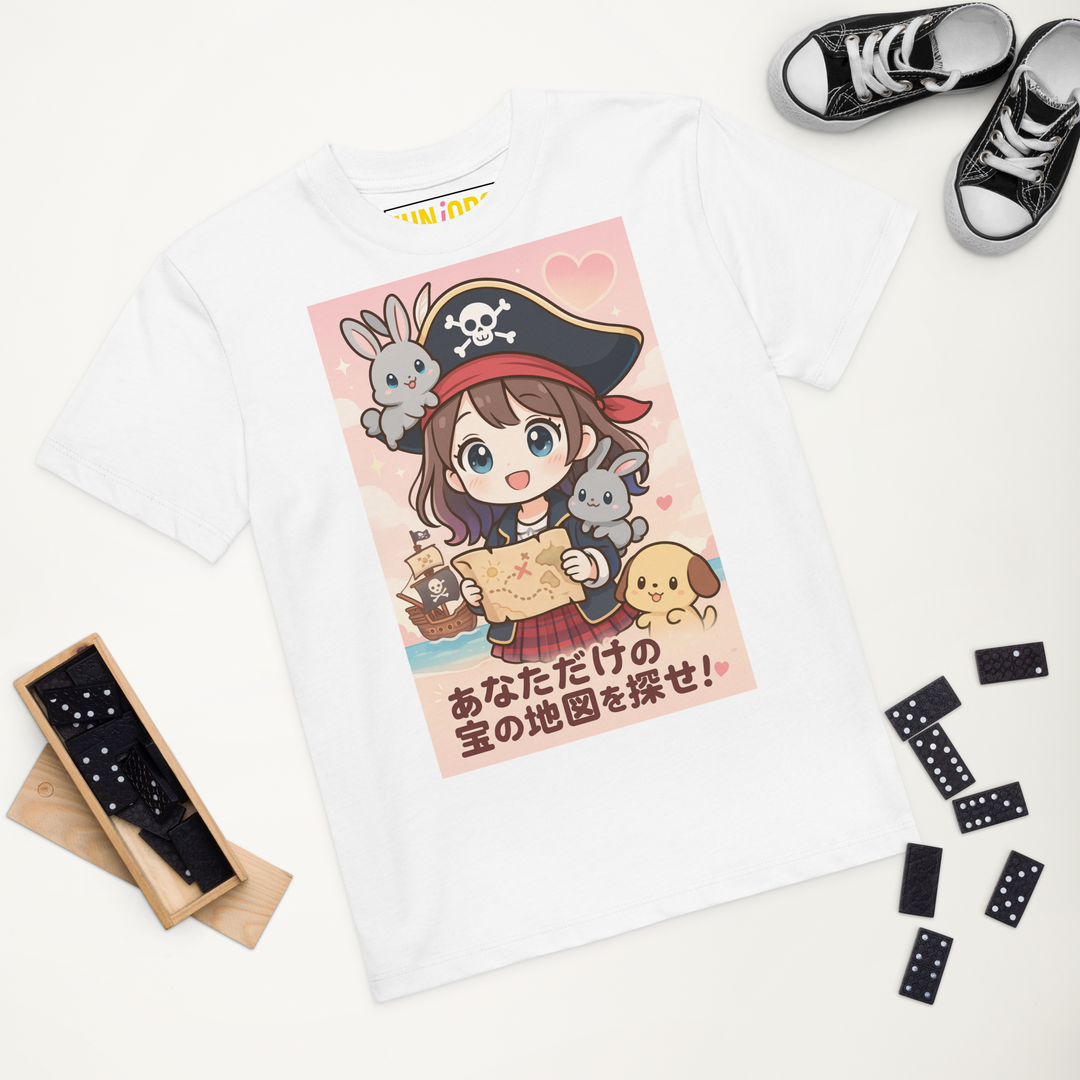 JUNiORS TREASURE MAP cotton kids t-shirt
