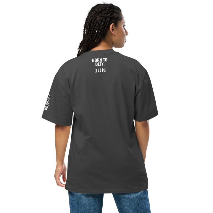 HEART REBEL ART GIRL 01 Oversized Faded T-shirt 2