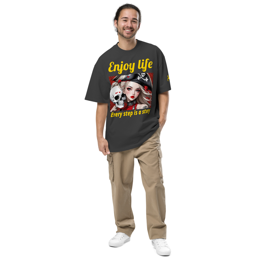 Enjoy Life 04 Oversized faded t-shirt 1