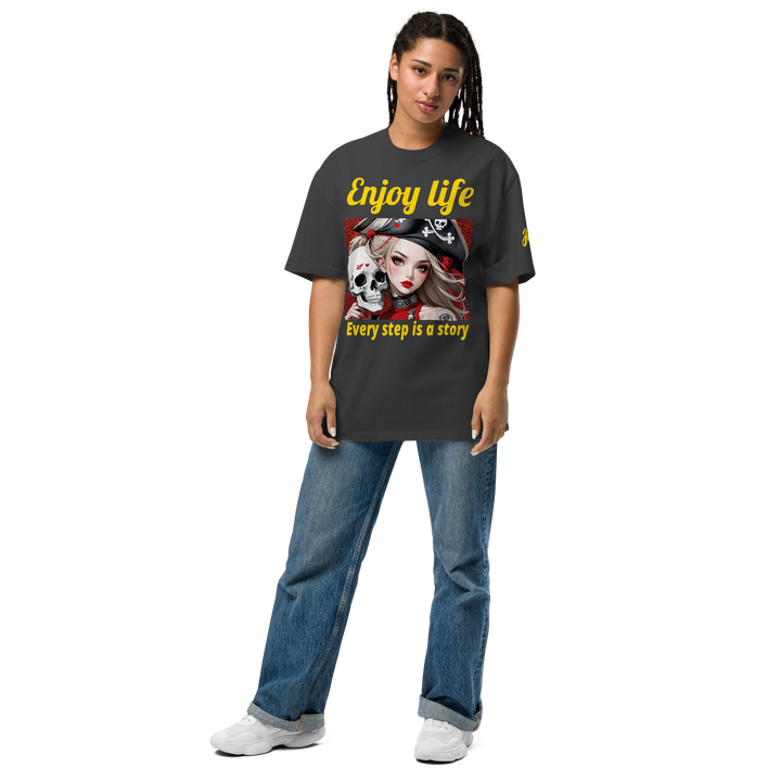 Enjoy Life 04 Oversized faded t-shirt 1