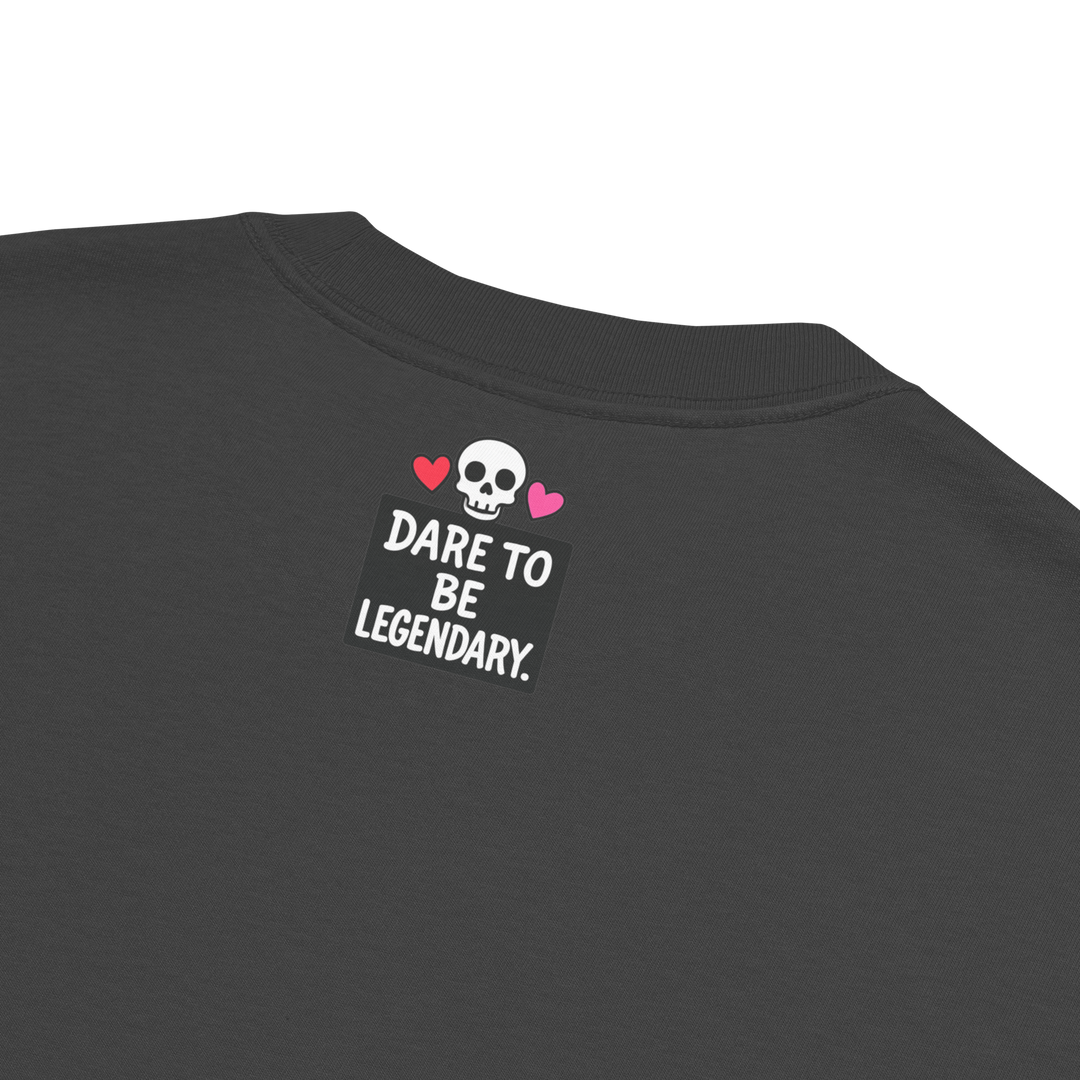 HEART REBEL LEGEND 01 Oversized Faded T-shirt 2