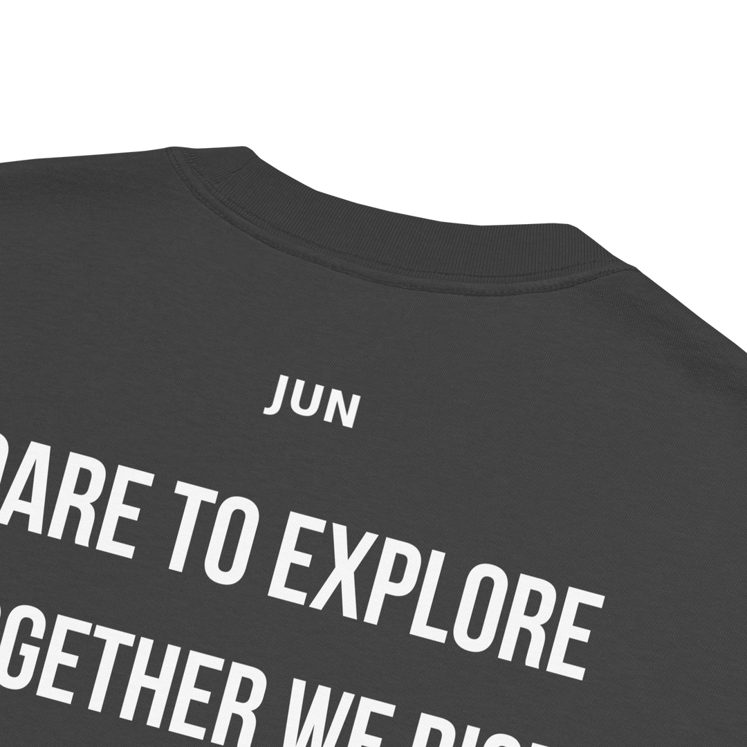 RISE ABOVE 02 – JUN ピンクスカルガール オーバーサイズTシャツ 2