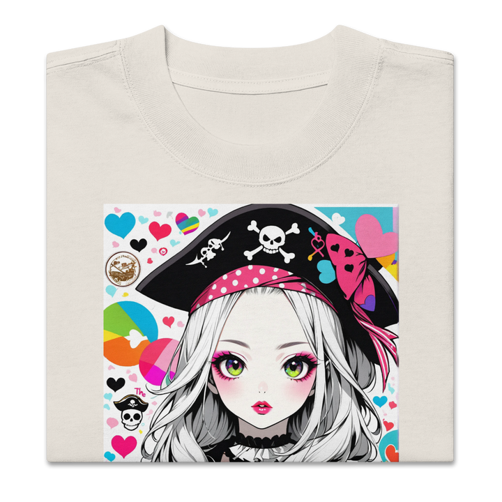 HEART REBEL LEGEND 01 Oversized Faded T-shirt 1