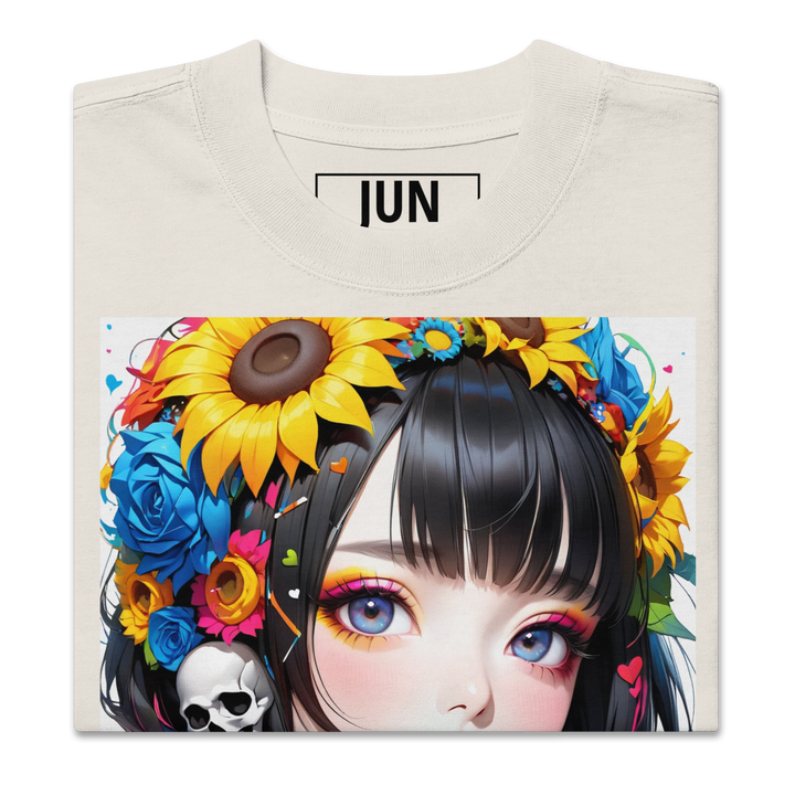 UNBREAKABLE SPIRIT 02 – Colorful Punky Girl Oversized Tee