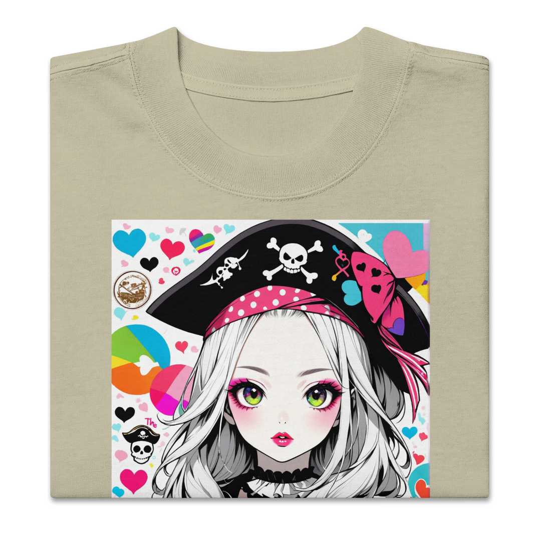 HEART REBEL LEGEND 01 Oversized Faded T-shirt 2