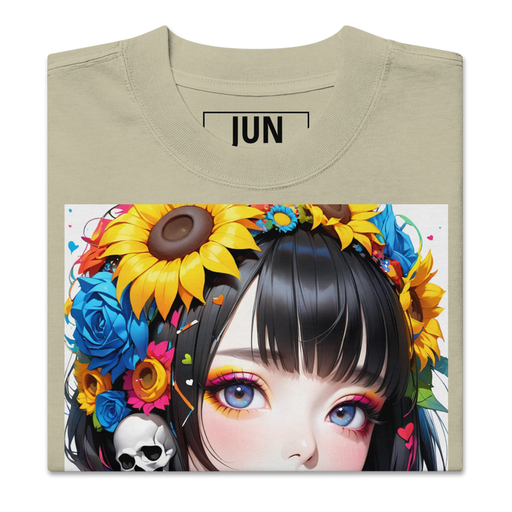 UNBREAKABLE SPIRIT 02 – Colorful Punky Girl Oversized Tee
