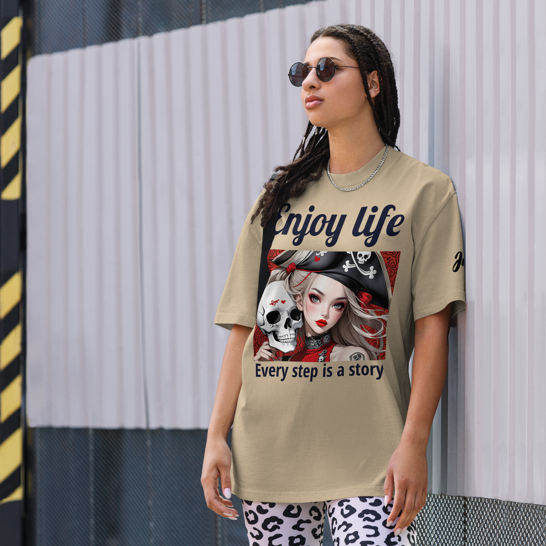 Enjoy Life 04 Oversized faded t-shirt 2