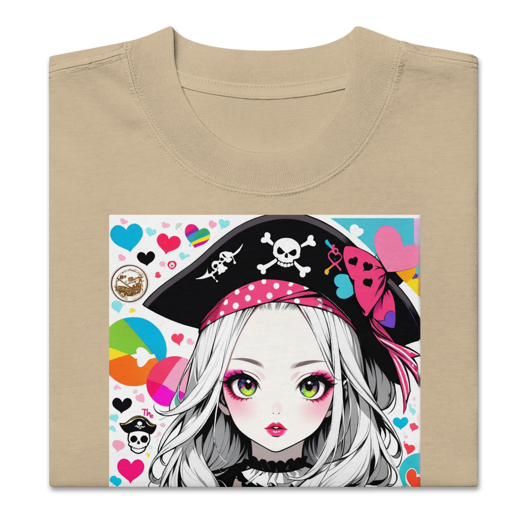 HEART REBEL LEGEND 01 Oversized Faded T-shirt 2