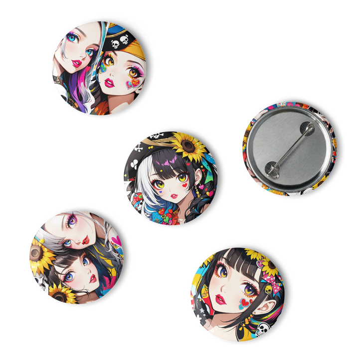 JUN 缶バッジコレクション Aセット（ガールズアート）