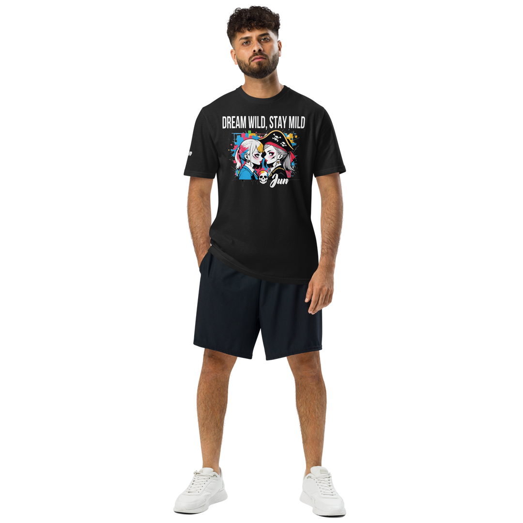 DREAM WILD STAY MILD white 01 Under ArmourⓇ athletic t-shirt 1