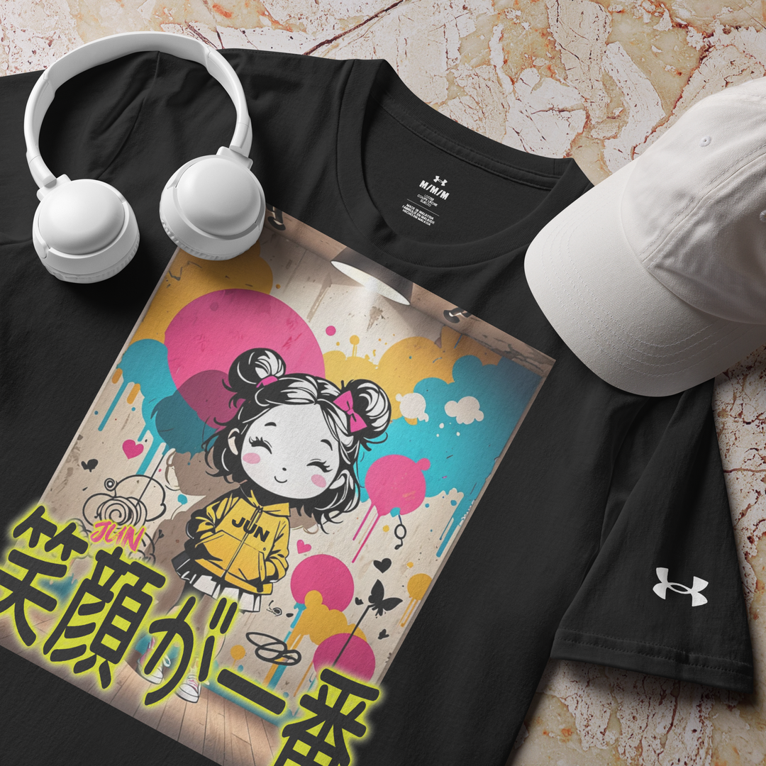 笑顔が一番 01 Under ArmourⓇ athletic t-shirt 2