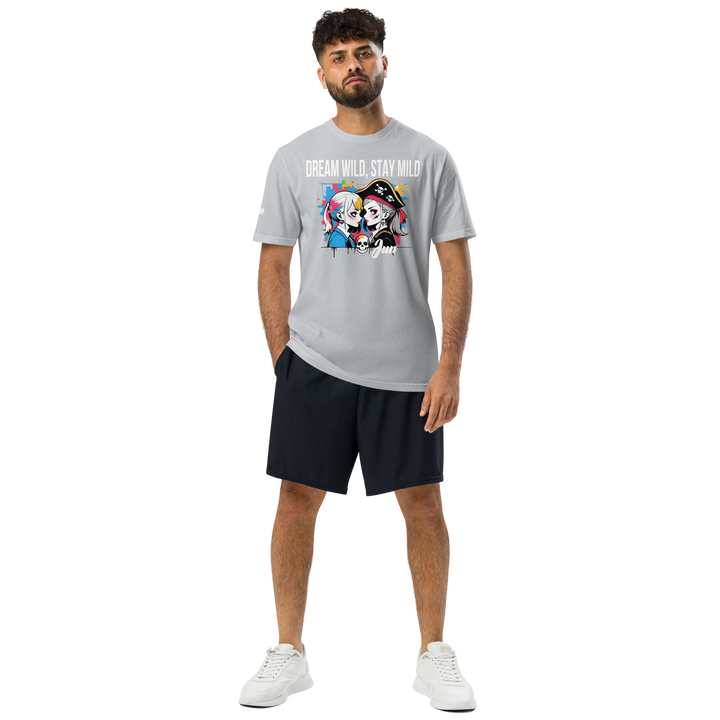 DREAM WILD STAY MILD white 01 Under ArmourⓇ athletic t-shirt 1