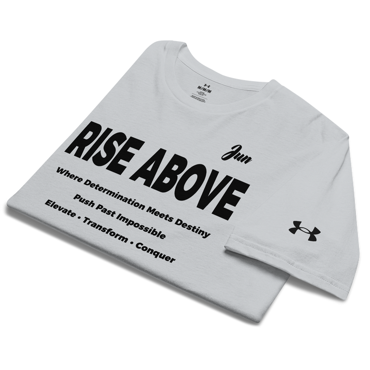 RISE ABOVE 01 Under ArmourⓇ athletic t-shirt 1
