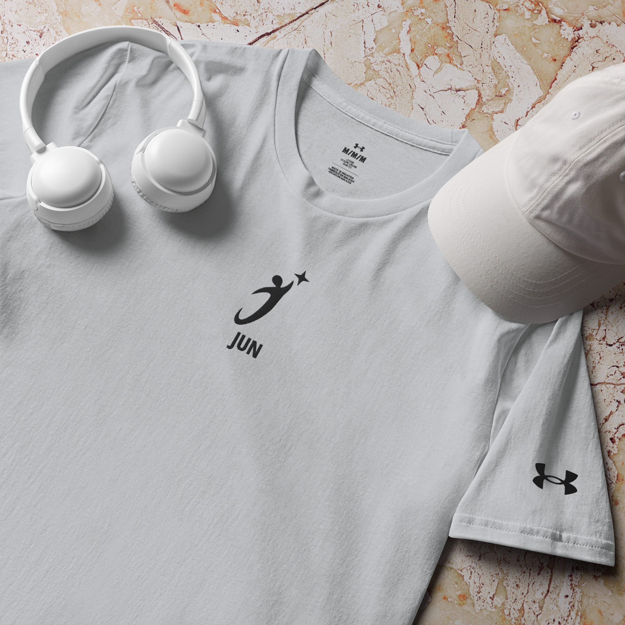 JUN CORE 01 – Dare to Explore × Under Armour® Athletic T-Shirt 1