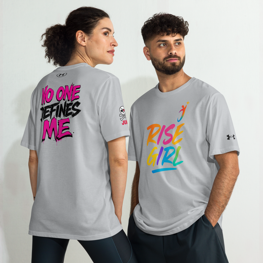 RISE GIRL 03 – NO ONE DEFINES ME – Under Armour® Athletic T-Shirt