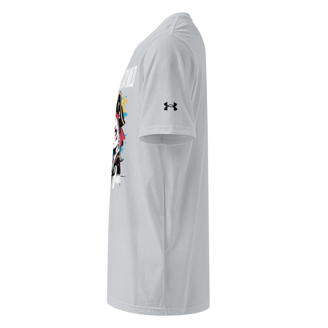 DREAM WILD STAY MILD white 01 Under ArmourⓇ athletic t-shirt 1