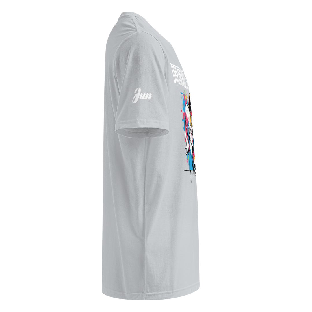 DREAM WILD STAY MILD white 01 Under ArmourⓇ athletic t-shirt 1