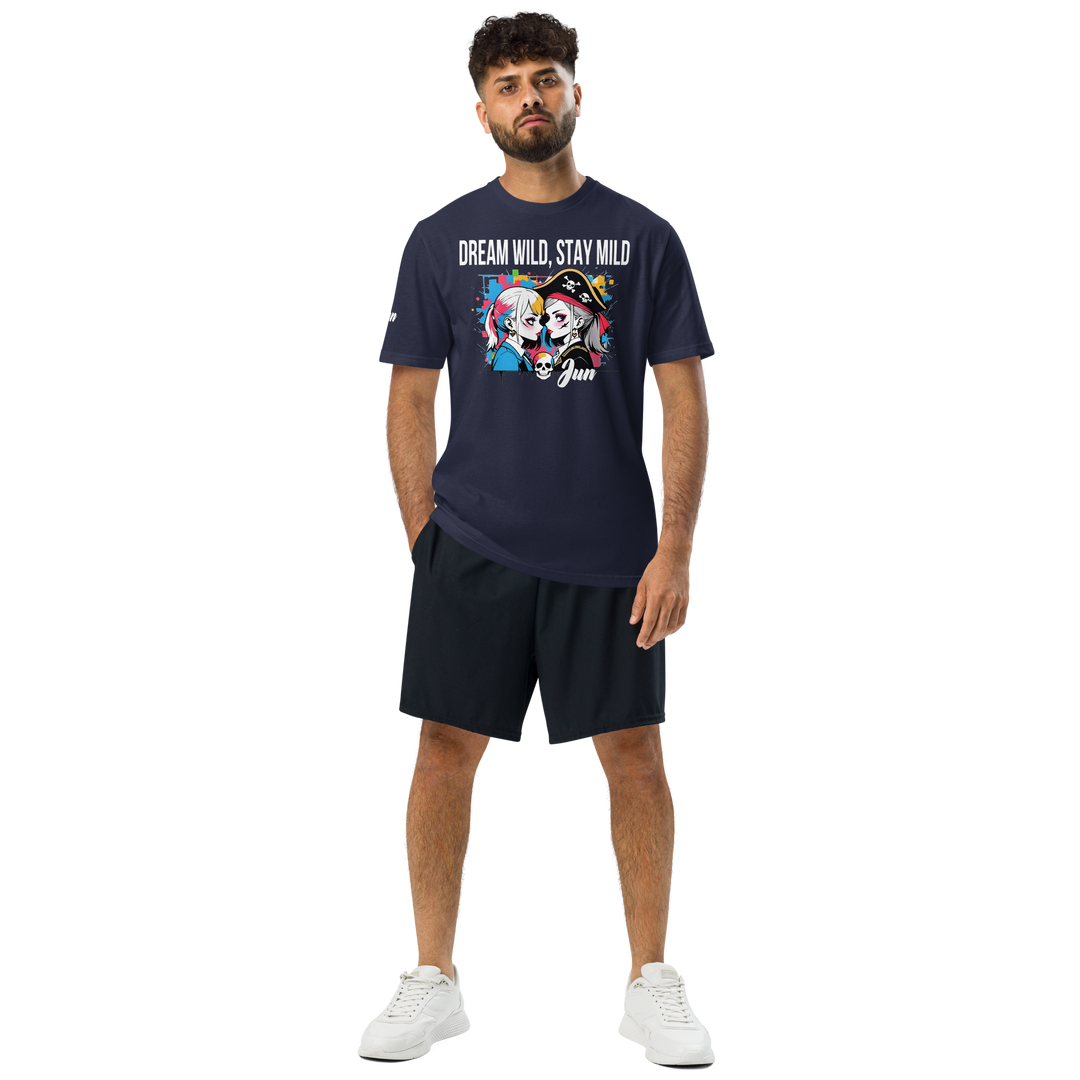 DREAM WILD STAY MILD white 01 Under ArmourⓇ athletic t-shirt 1