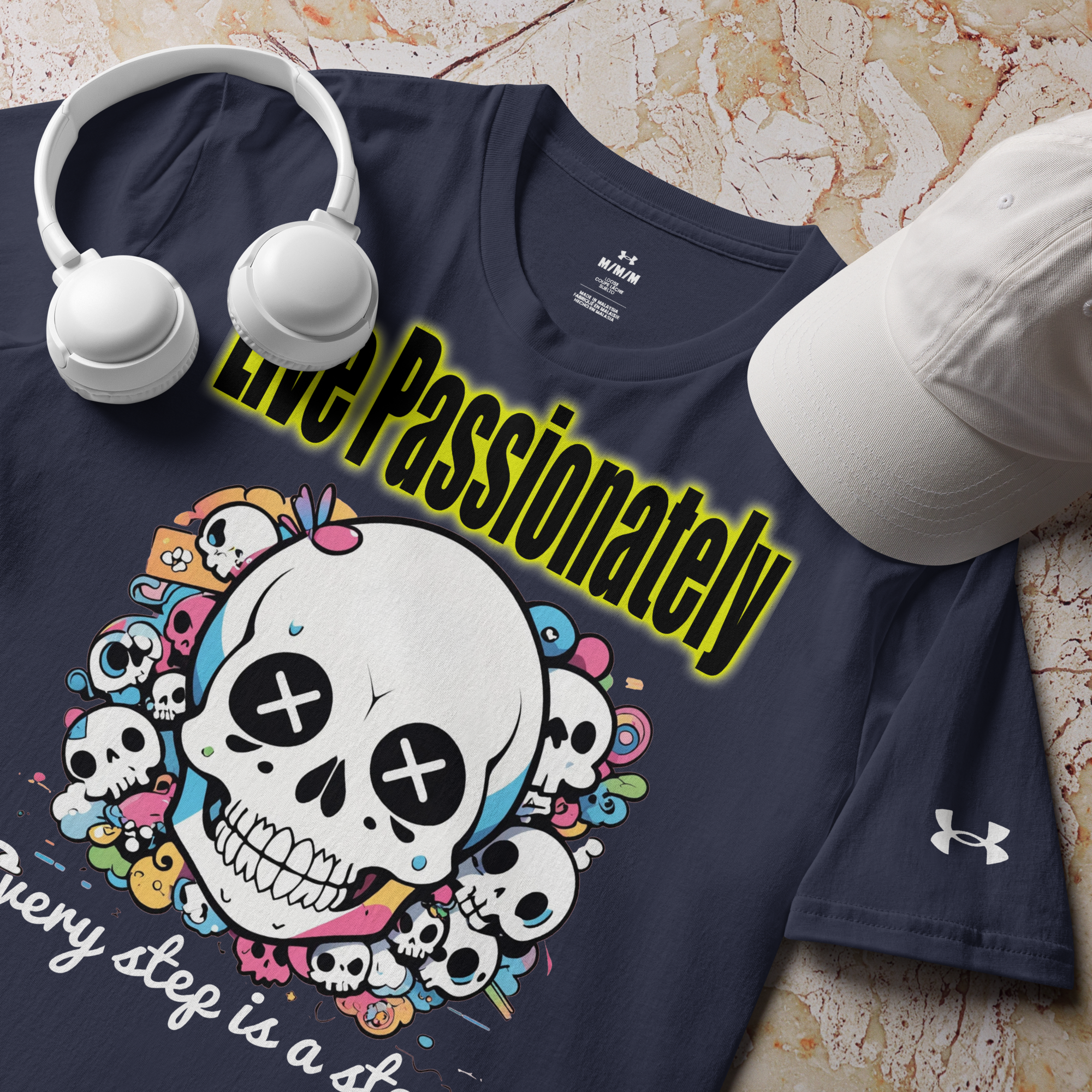 Live Passionately 02 Under ArmourⓇ athletic t-shirt 1