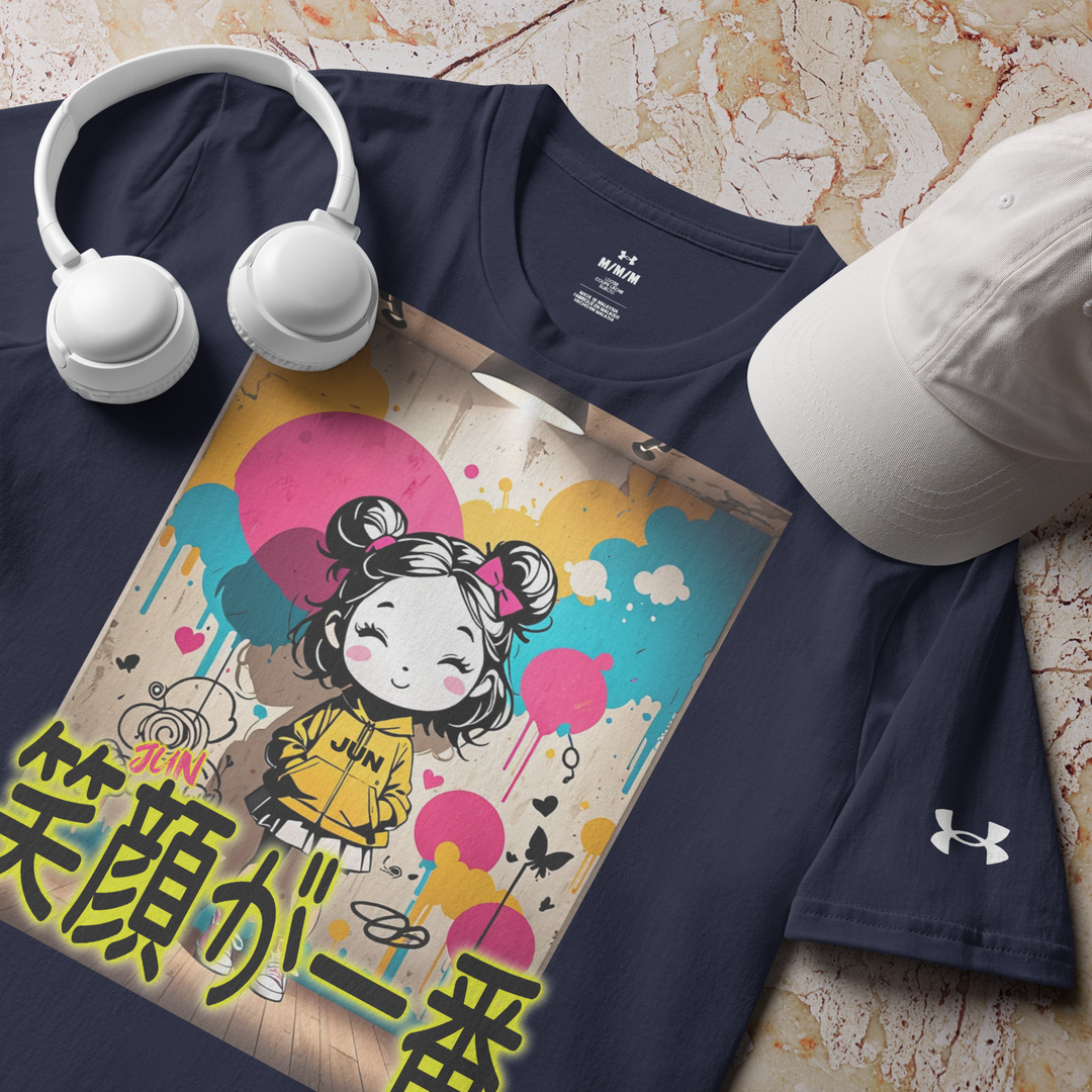 笑顔が一番 01 Under ArmourⓇ athletic t-shirt 2