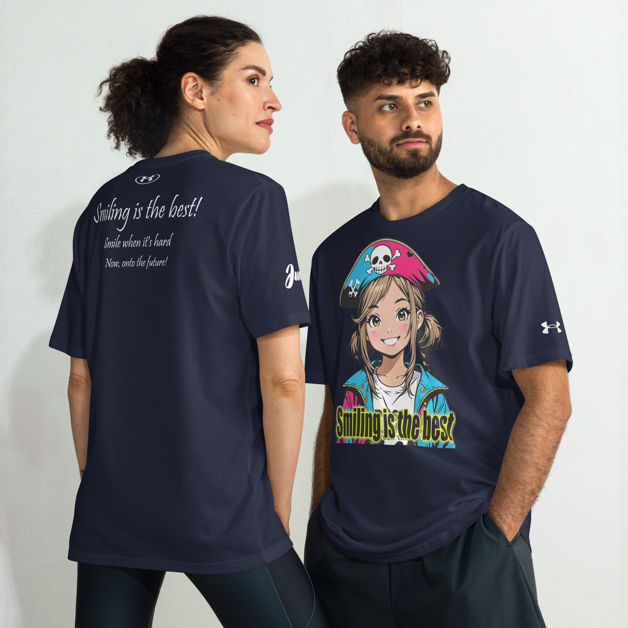 Smiling is the best 01 Under ArmourⓇ athletic t-shirt 2