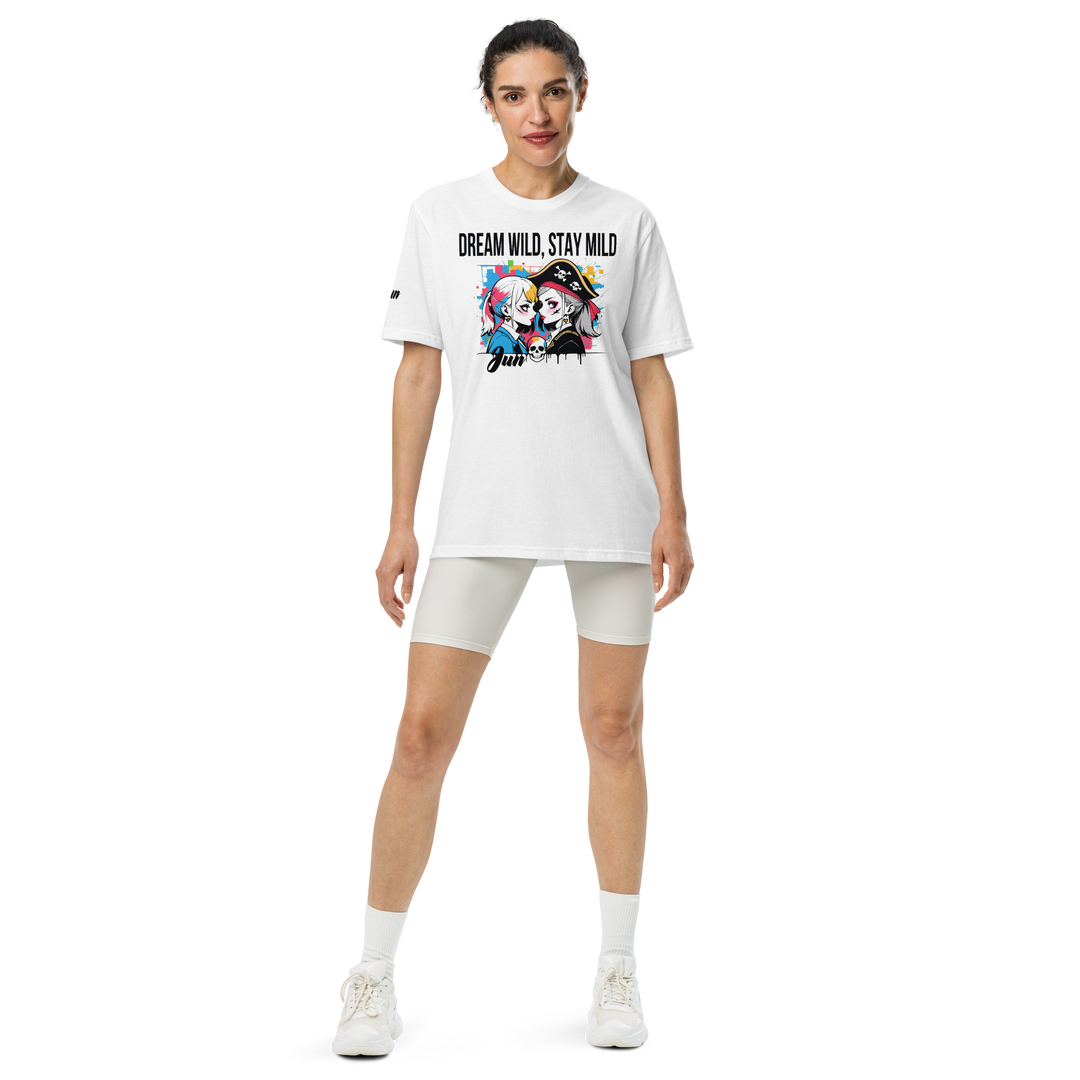 DREAM WILD STAY MILD white 01 Under ArmourⓇ athletic t-shirt 2