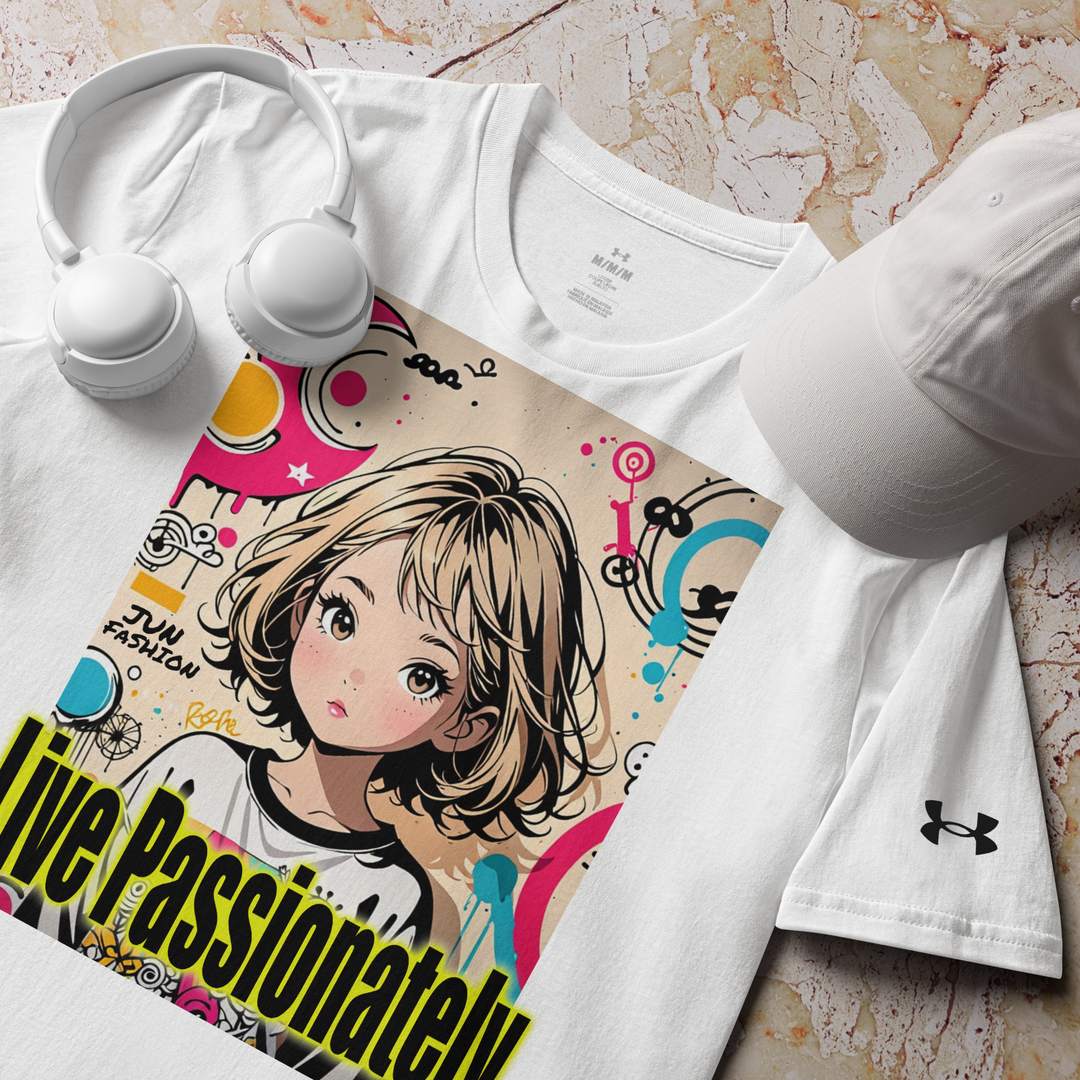 Live Passionately 08 Under ArmourⓇ athletic t-shirt