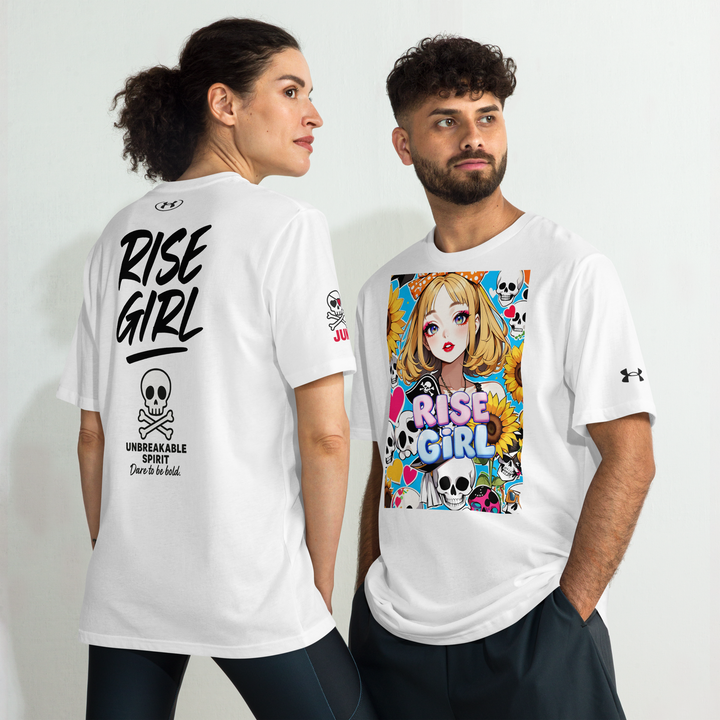 RISE GIRL 04 – Anime Sunflower Edition – Under Armour® Athletic T-Shirt