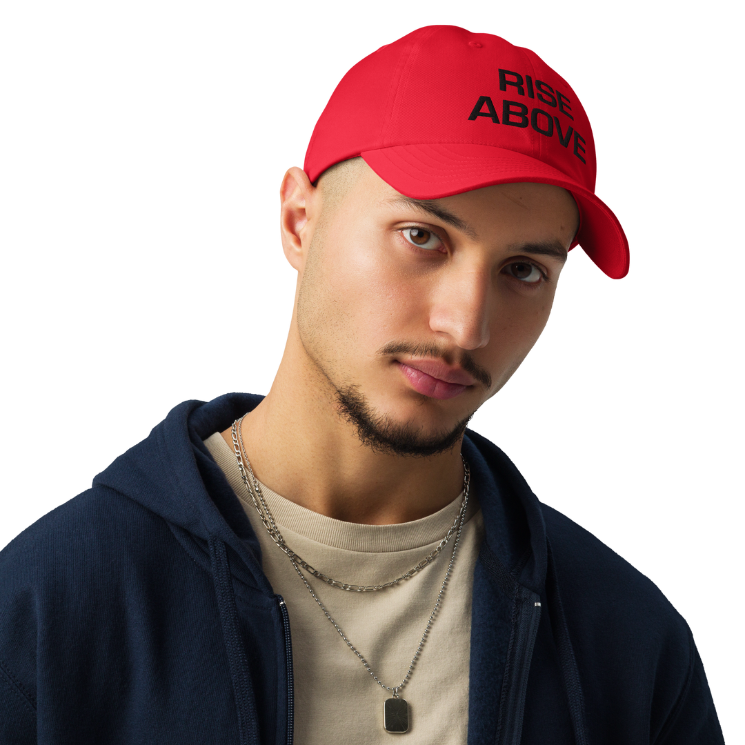 RISE ABOVE 01 Under Armour® dad hat 01