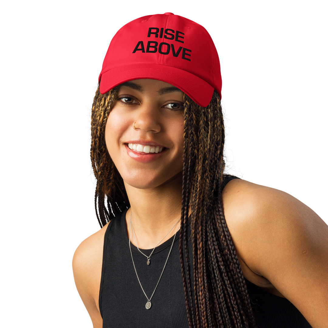 RISE ABOVE 01 Under Armour® dad hat 01