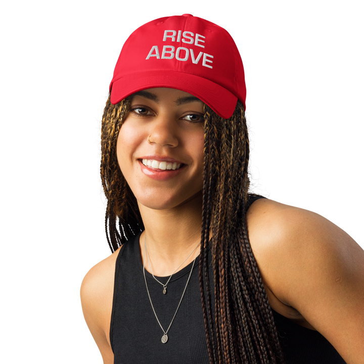 RISE ABOVE 01 Under Armour® dad hat 02