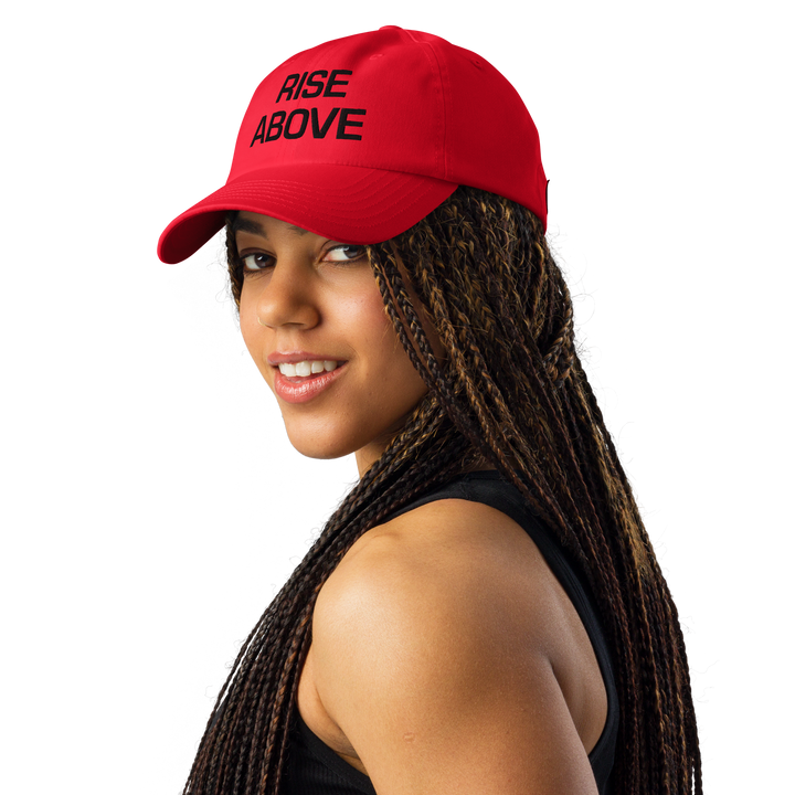 RISE ABOVE 01 Under Armour® dad hat 01