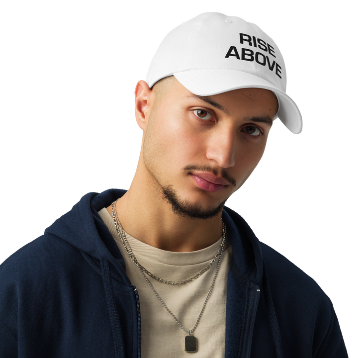 RISE ABOVE 01 Under Armour® dad hat 01