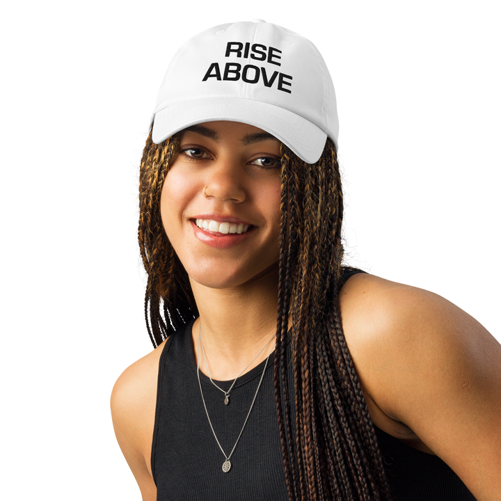 RISE ABOVE 01 Under Armour® dad hat 01