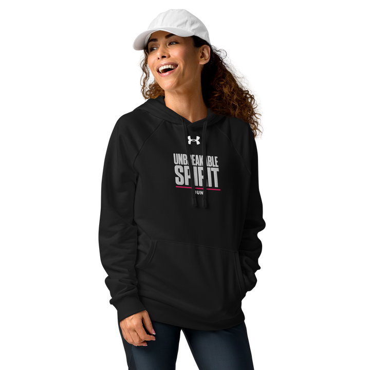 UNBREAKABLE SPIRIT 01 Under Armour® フーディ（ブラック／ネイビー）