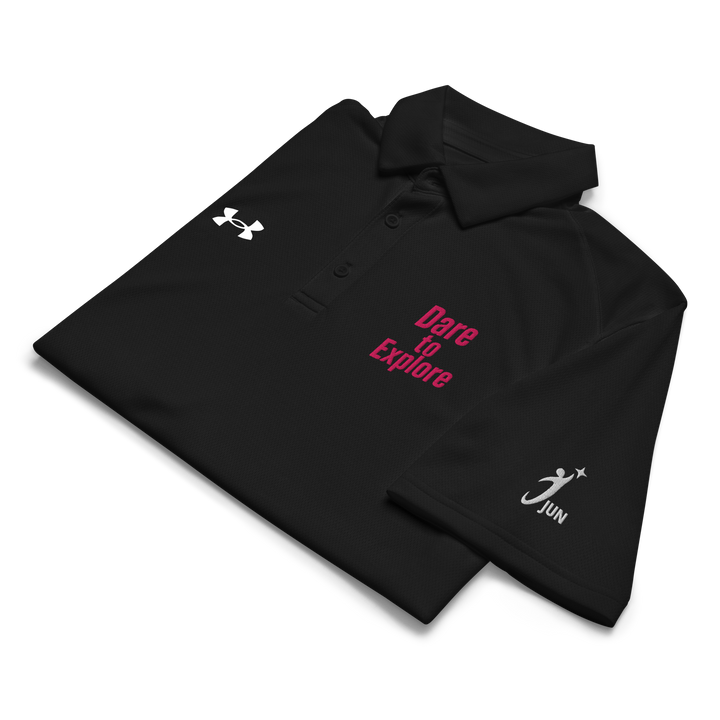 Dare to Explore – Under Armour® メンズポロシャツ（カラーバリエーション）