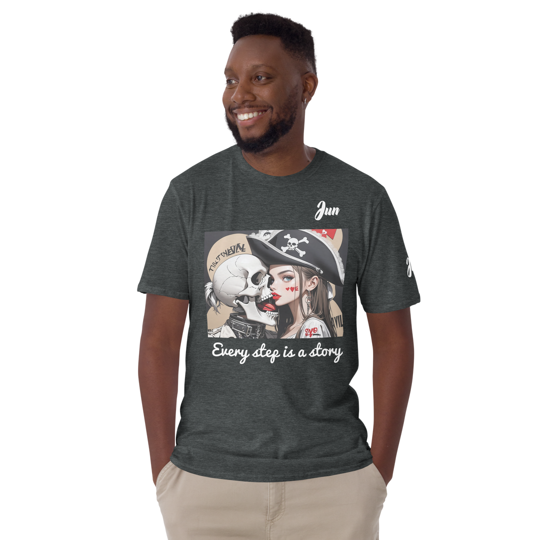 Every step is a story 10 Short-Sleeve Unisex T-Shirt 1
