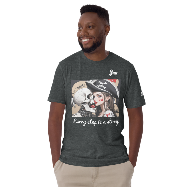 Every step is a story 10 Short-Sleeve Unisex T-Shirt 1