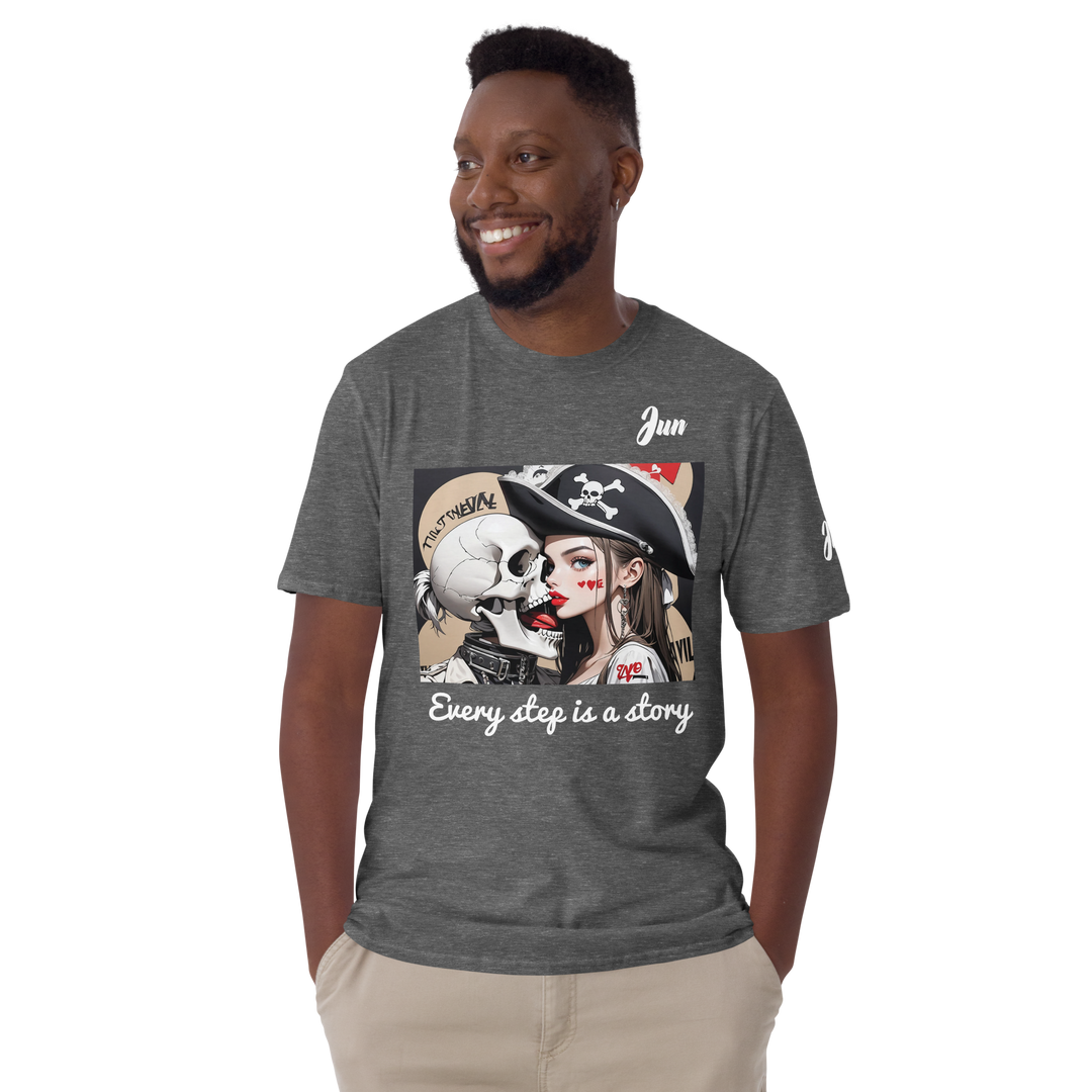 Every step is a story 10 Short-Sleeve Unisex T-Shirt 1