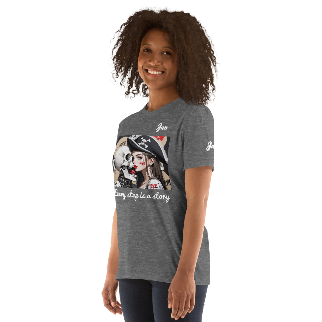 Every step is a story 10 Short-Sleeve Unisex T-Shirt 1