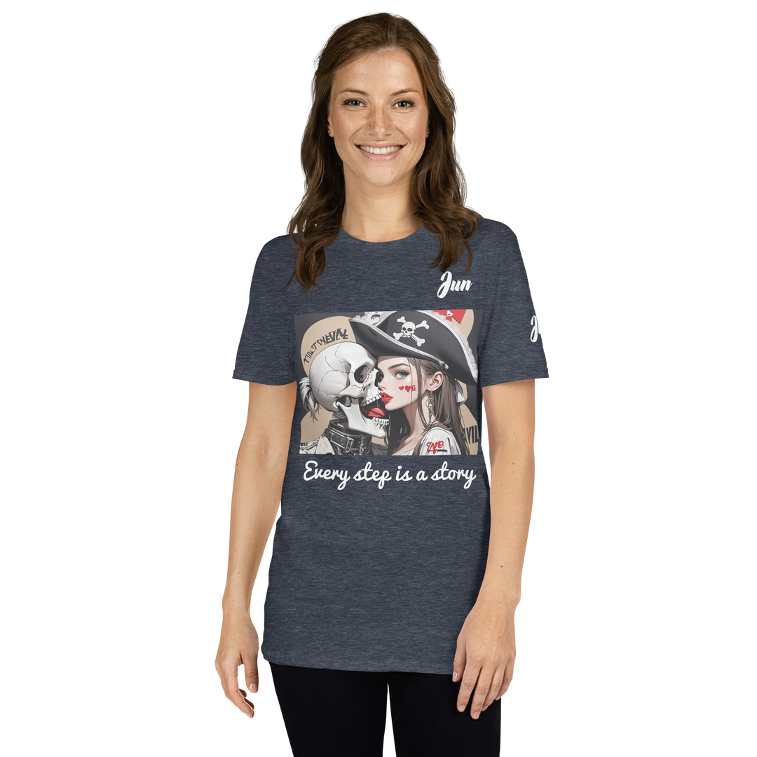 Every step is a story 10 Short-Sleeve Unisex T-Shirt 1
