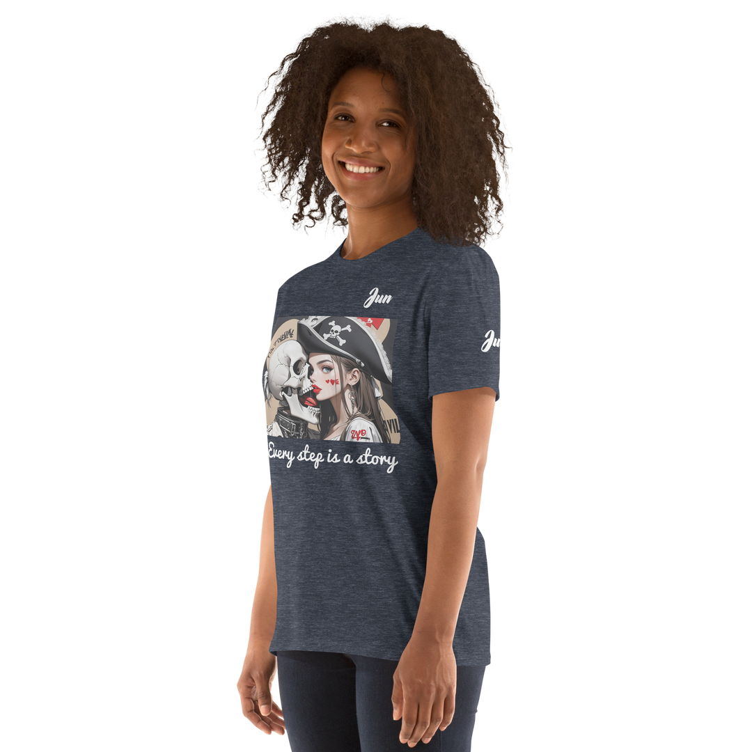 Every step is a story 10 Short-Sleeve Unisex T-Shirt 1