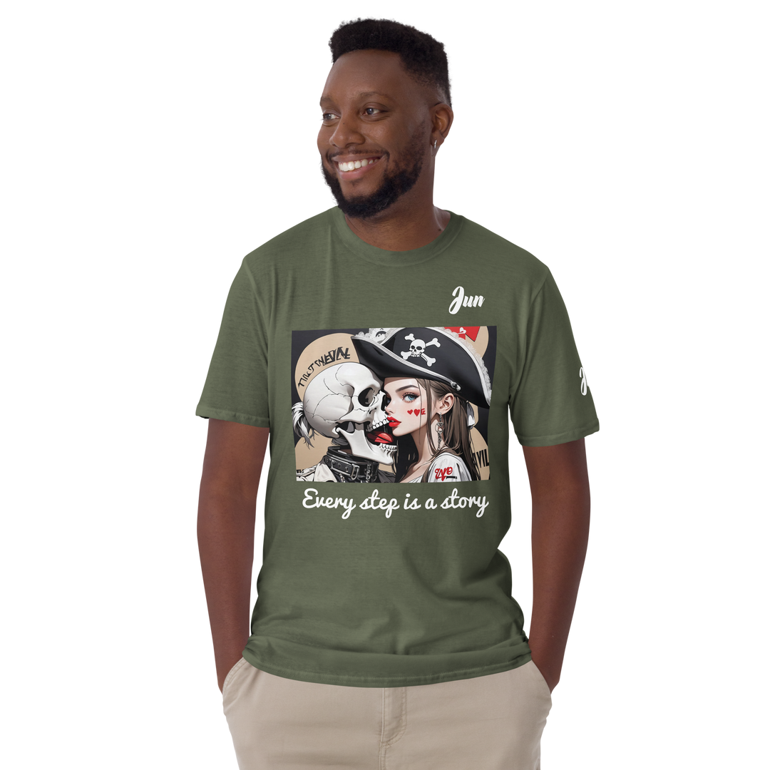 Every step is a story 10 Short-Sleeve Unisex T-Shirt 1