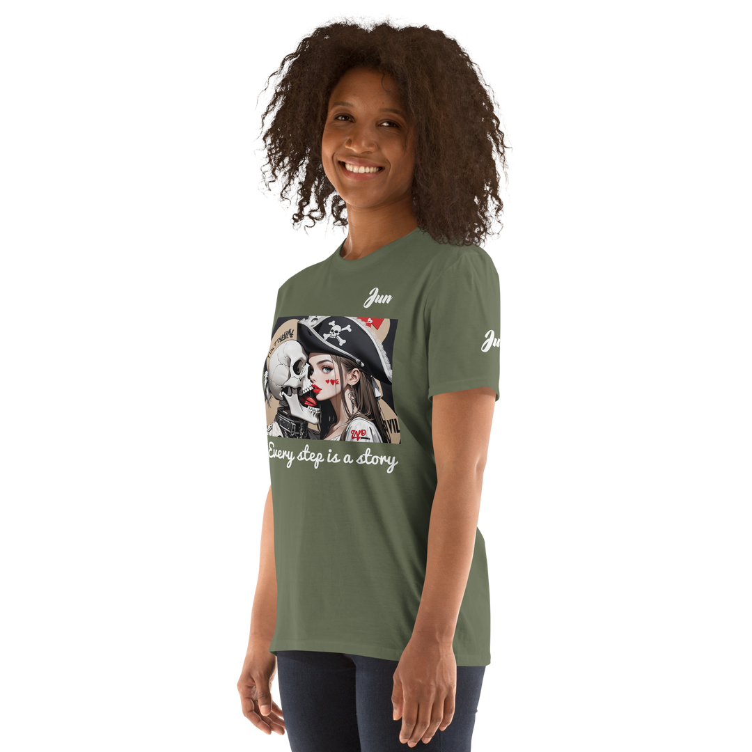 Every step is a story 10 Short-Sleeve Unisex T-Shirt 1