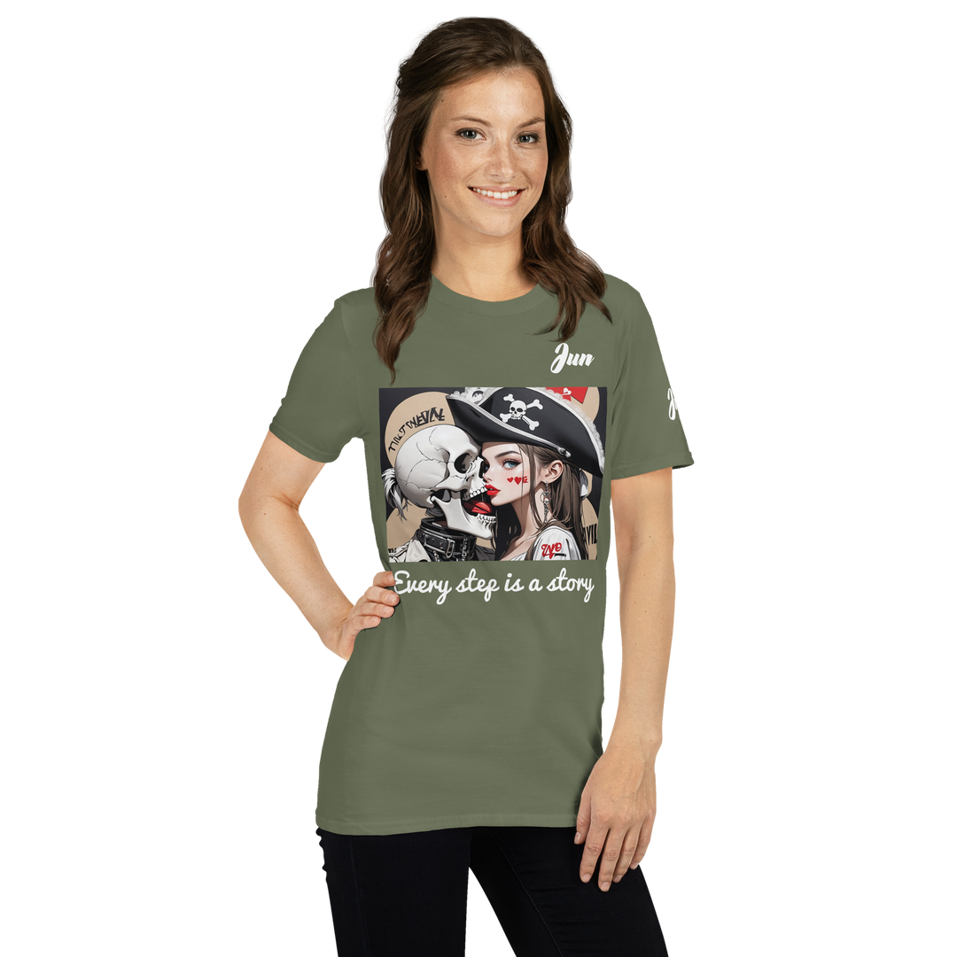 Every step is a story 10 Short-Sleeve Unisex T-Shirt 1