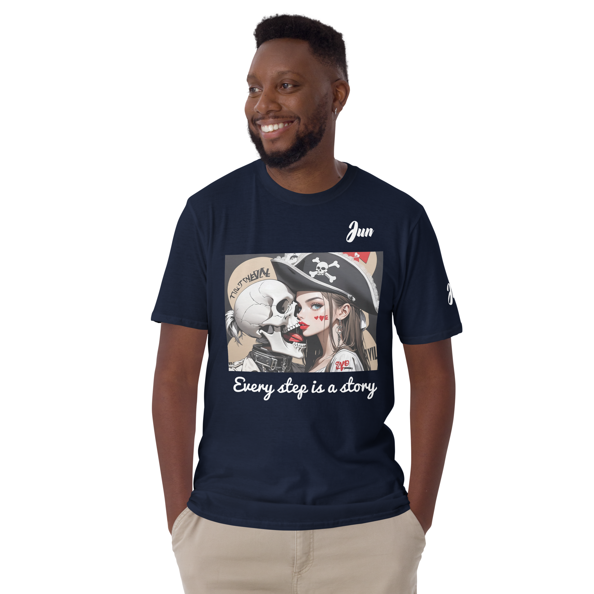 Every step is a story 10 Short-Sleeve Unisex T-Shirt 1